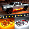 48Inch Side Maker Light with White Courtesy Light & Sequential Amber Turn Signal LED Lighting Strips