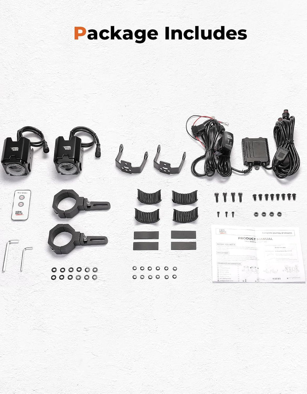 Whipless LED Whip Lights W/Mounts
