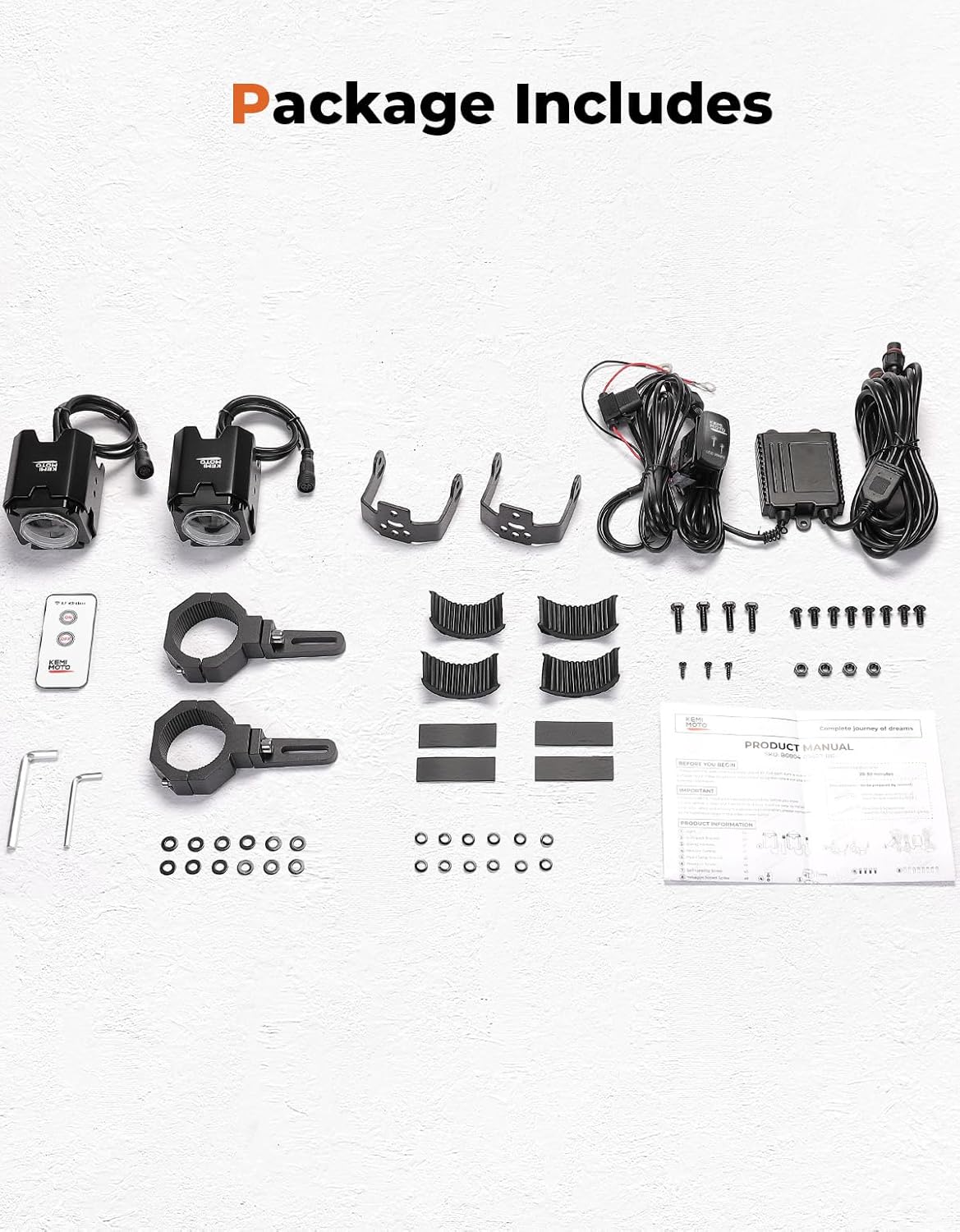 Whipless LED Whip Lights W/Mounts