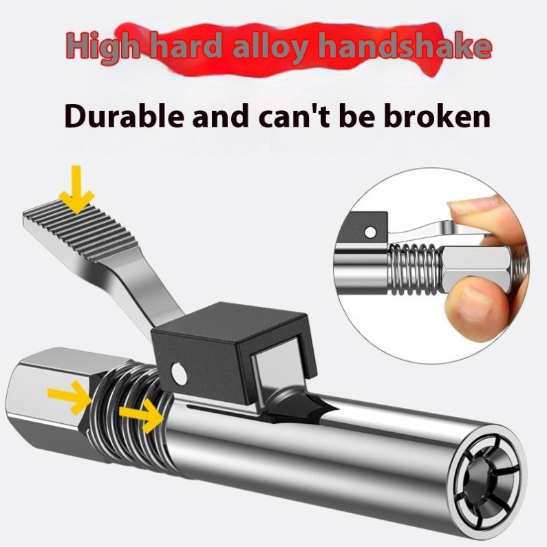 Lock & Release Grease Coupler Nozzle for Oil & Lubrication Guns