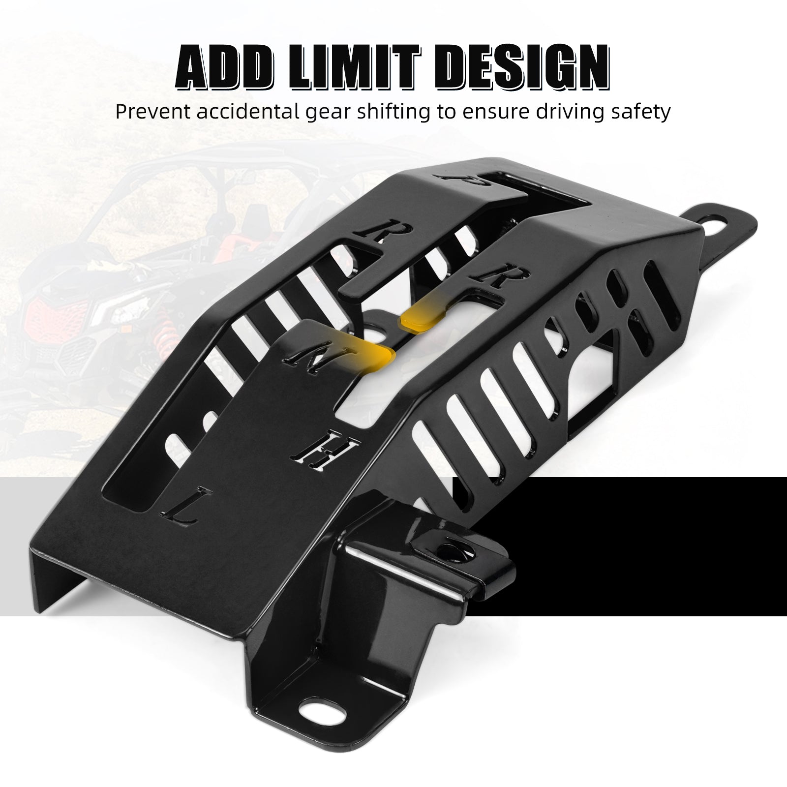 Metal Quick Easy Shift Knob Shifter Gate for Can-Am Maverick X3 4x4 XMR Turbo DPS