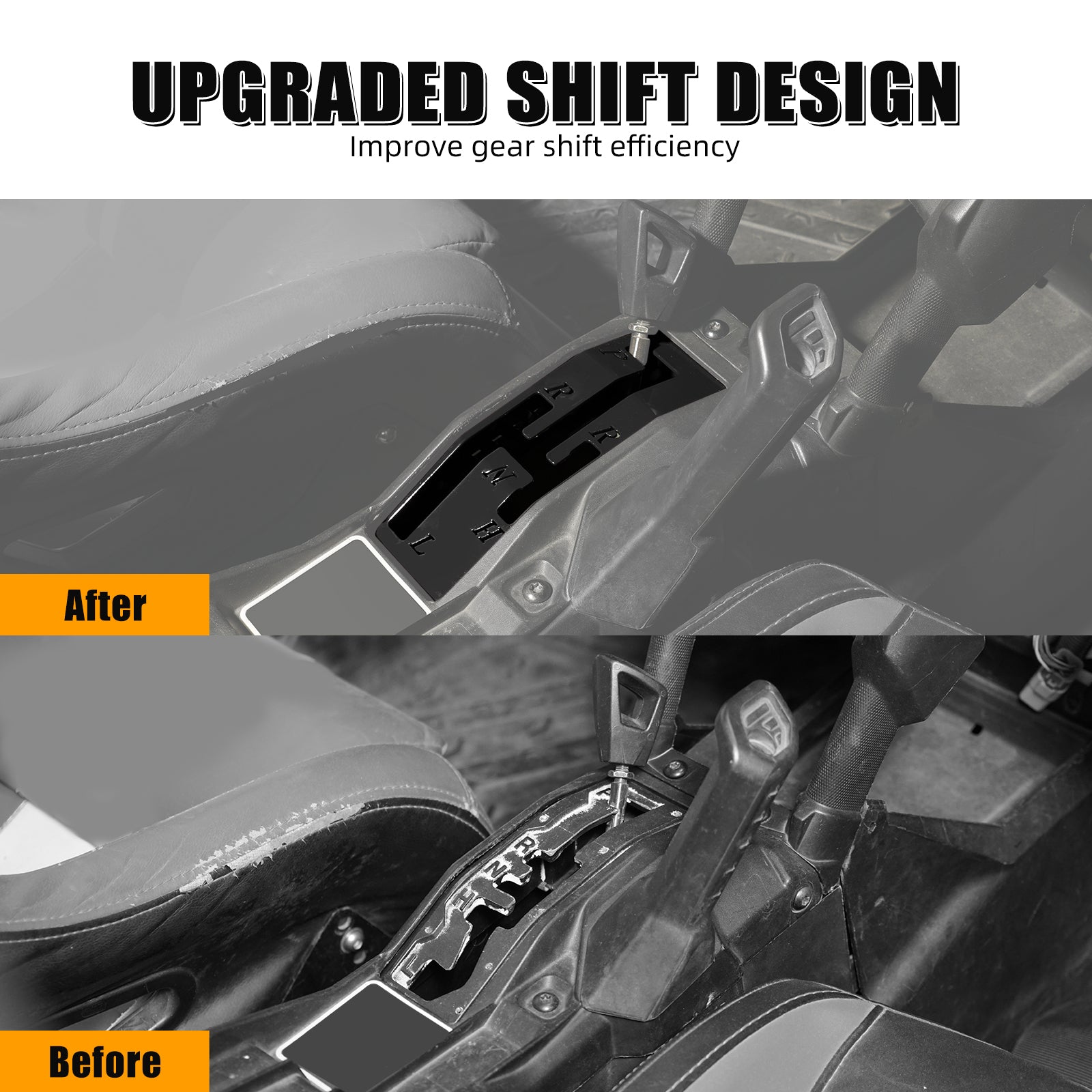 Metal Quick Easy Shift Knob Shifter Gate for Can-Am Maverick X3 4x4 XMR Turbo DPS