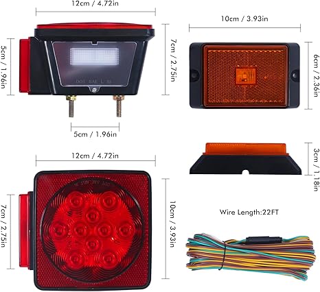 Trailer Light Kit - 12V LED